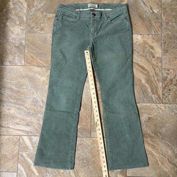 Old Navy Pants - Old Navy Corduroy Bootcut Pants Women Size 10 Short Green Stretch Low‎ Rise